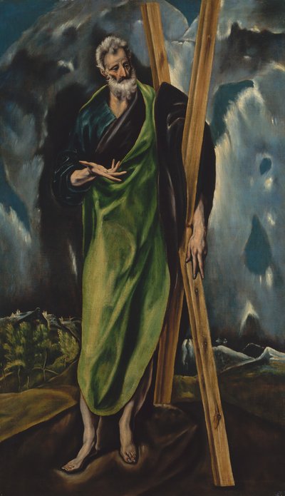 Saint Andrew, ca. 1610. od Workshop of El Greco