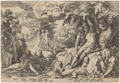 Zlatý věk od Workshop of Hendrick Goltzius, after Hendrick Goltzius