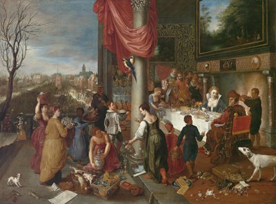 Alegorie zimy od Workshop of Jan Brueghel the Elder