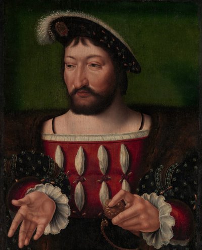 František I. 1494-1547, francouzský král. od Workshop of Joos van Cleve
