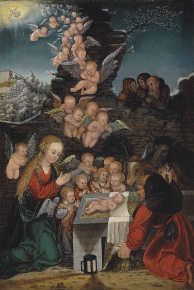 Betlém od workshop of Lucas Cranach the Elder