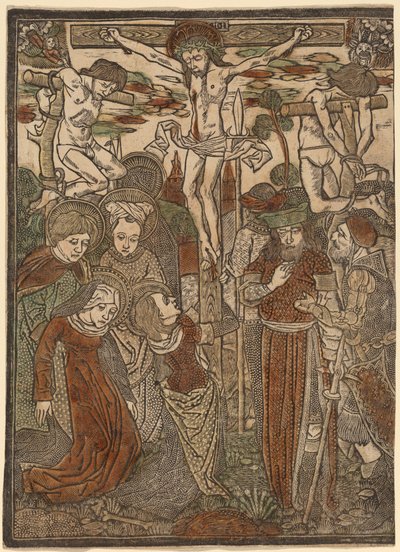 Ukřižování od Workshop of Master of Jesus in Bethany