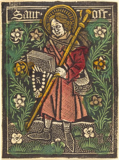 Svatý Jošt od Workshop of Master of the Aachen Madonna