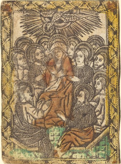 letnice od Workshop of Master of the Borders with