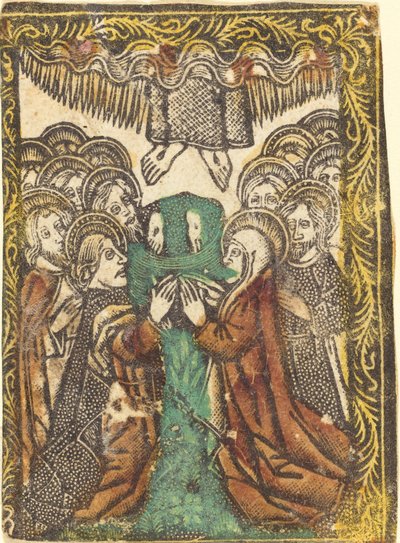 Nanebevstoupení od Workshop of Master of the Borders with