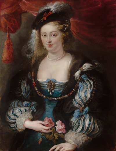 Portrét mladé ženy od Workshop of Peter Paul Rubens