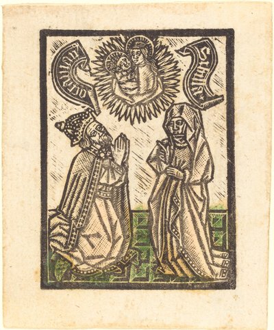 Císař Octavianus a Sibyla, c. 1480. od Workshop of the Master of the