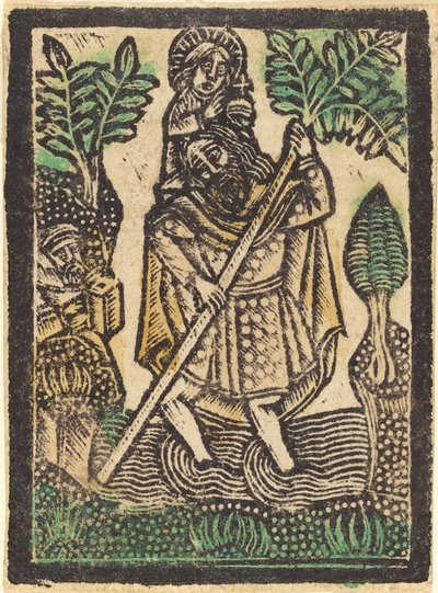 Svatý Kryštof, 14701480. od Workshop of the Master of the