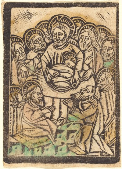Poslední večeře, 14701480. od Workshop of the Master of the