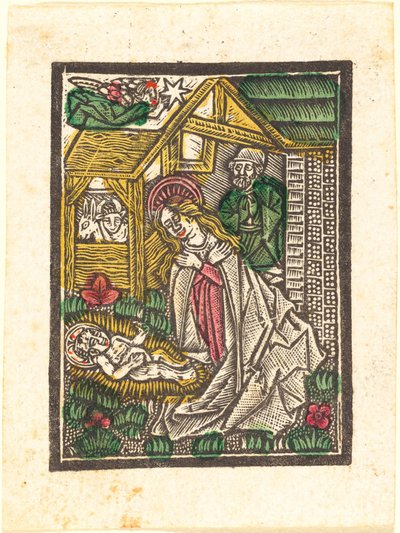 Narození Páně, c. 1480. od Workshop of the Master of the