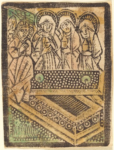 Tři Marie u hrobu, 14701480. od Workshop of the Master of the