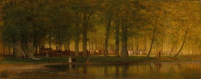 Táborové setkání, 1874. od Worthington Whittredge