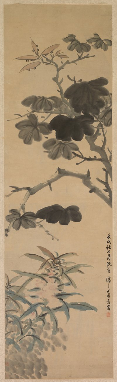 Kvetoucí rostliny, 1862. od Wu Rangzhi