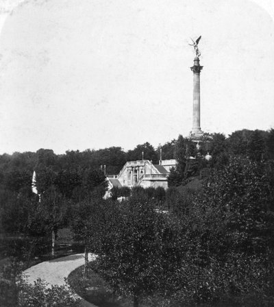 Památník Anděla míru, Mnichov, Německo, c1900 od Wurthle and Sons