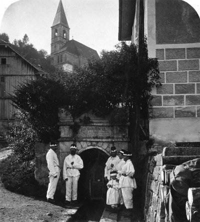 Vstup do dolu, Salzburg, Rakousko, 1900. od Wurthle and Sons