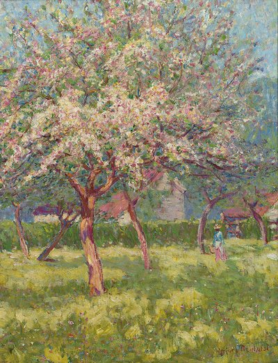 Kvetoucí sad (olej na plátně) od Wynford Dewhurst