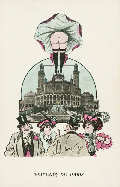Suvenýr z Paříže (barevné lito) od Xavier Sager