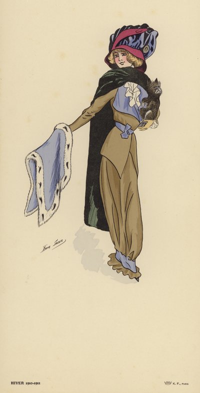 Zimní móda 1910-1911 od Xavier Sager