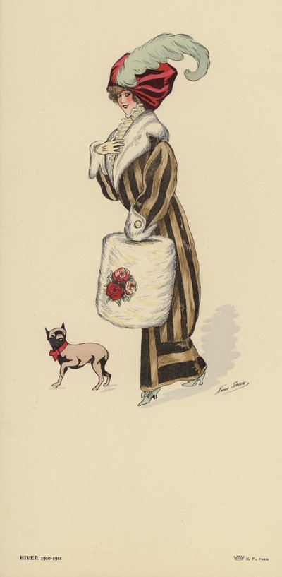 Zimní móda 1910-1911 od Xavier Sager