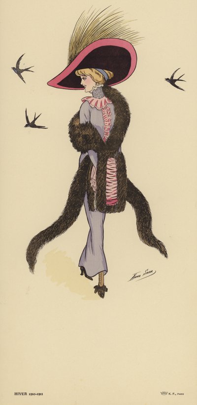 Zimní móda 1910-1911 od Xavier Sager
