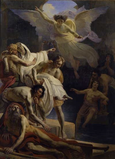 Léčení v jezírku Siloam, 1845 od Yakov Fyodorovich Kapkov
