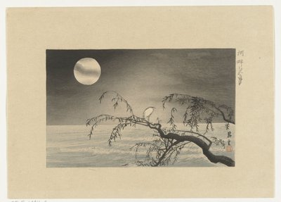 Úplněk nad řekou od Yamamoto Shoun