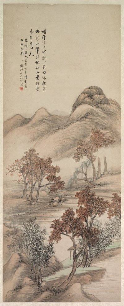 Podzimní krajina, 1644-1911. od Yang Borun
