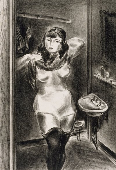 Oblékání od Yasuo Kuniyoshi