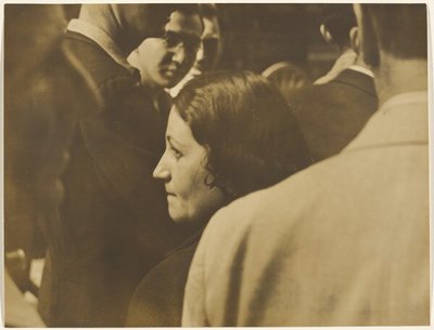 [Žena v davu]. od Yasuo Kuniyoshi