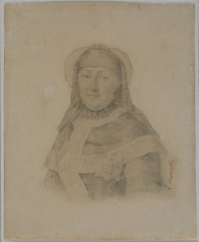 Kateřina II ve smutku, 1762 od Yefgraf Petrovich Chemesov
