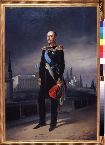 Portrét císaře Mikuláše I od Yegor (d.1891) Bottman