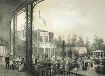 Nádraží v Pavlovsku, 1840-1850 od Yegor Yegorovich Meier