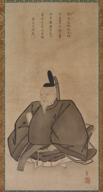 Portrét Sugawara Michizane, konec 1400s do začátku 1500s. od Yōgetsu