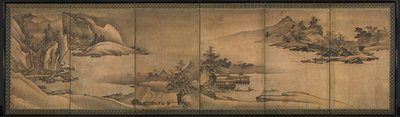 Krajina čtyř ročních období od Yi Sumun (Korean, b. c. 1404)