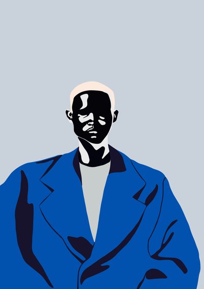 Blue Coat, 2016, (digitální) od Yi Xiao Chen