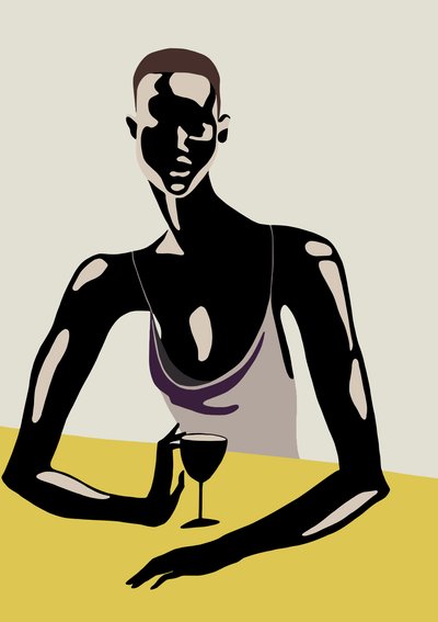 Portrét bez názvu, 2017, (digitální) od Yi Xiao Chen