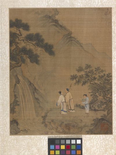 Album Garden Scene (inkoust na papíře) od Ying Qiu