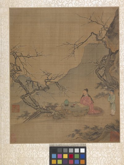 Album Garden Scene (inkoust na papíře) od Ying Qiu