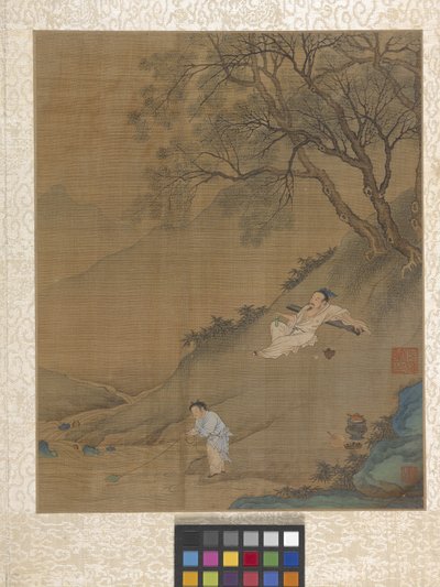 Album Garden Scene (inkoust na papíře) od Ying Qiu