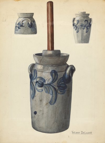 Máselnice, c. 1936. od Yolande Delasser