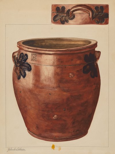 Crock, c. 1937. od Yolande Delasser