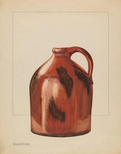 Džbán, c. 1936. od Yolande Delasser