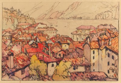 Lugano machi od Yoshida Hiroshi