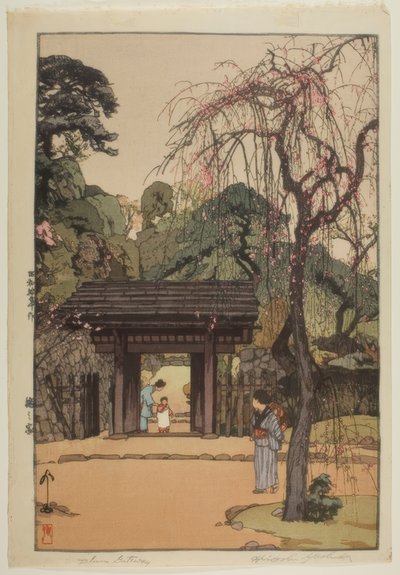 Švestková brána od Yoshida Hiroshi