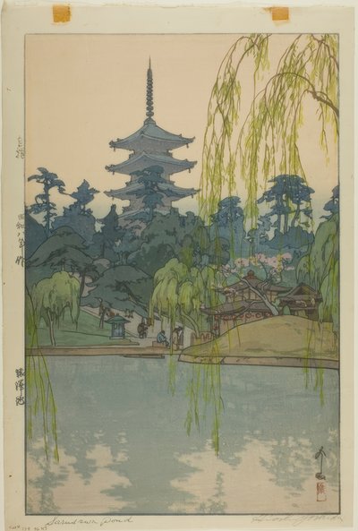 Rybník Sarusawa od Yoshida Hiroshi