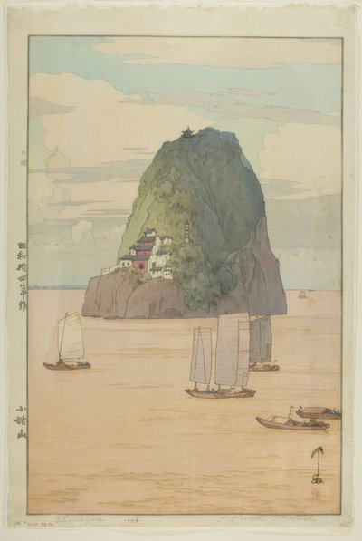 Zbytky stohu knihovny od Yoshida Hiroshi