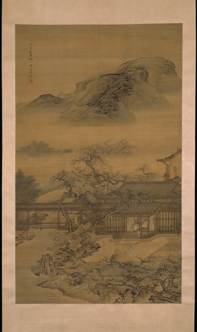 Příchod jara v paláci Han 漢宮春曉圖 od Yuan Jiang