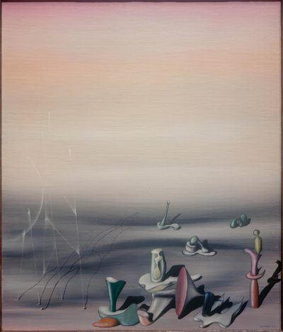 Ohne Titel (Einige Herren) von Yves Tanguy