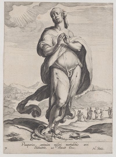Víra, z ctností a neřestí, 1596-97., 1596-97. od Zacharias Dolendo