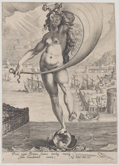 Fortune, z ctností a neřestí, 1596-97., 1596-97. od Zacharias Dolendo